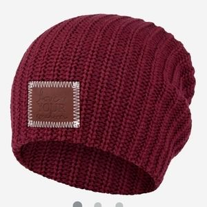 Love your melon burgundy beanie